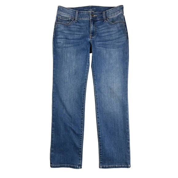 Chico's Straight Leg Jean Size US 4 short (0S) Mid-Rise Ankle Jeans - Picture 1 of 8